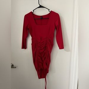 Red dress from a small store. Form fitting. Cute for going out size M